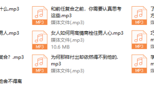挽回爱情必修课： 抓住男人弱点，营造有安全感的高质量爱情