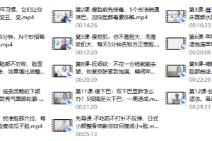 13堂日式小颜术，轻松瘦出自然明星小v脸