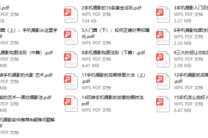 《手机摄影技巧全书》入门级+高级