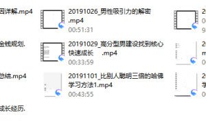 男哥情感 大卫一对一私教