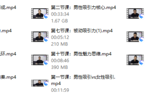 【瑞恩自然吸引】10节高级课