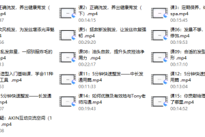 【完结】亚洲魔发天王Akin：超实用头发自救术