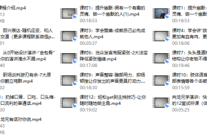 12堂高效表达课（完结）