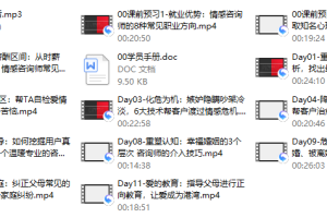 情感咨询师职业培训班·成就副业钱途