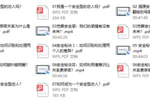 如何摆脱亲密关系中的不安全感？ 丛非从（完结）