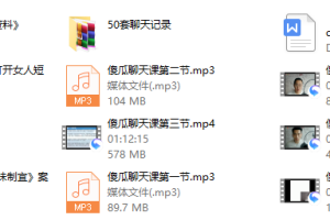 悦爱-傻瓜式聊天课