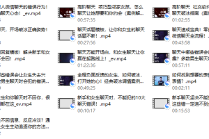 爱上情感：新手聊天模板 （新手小白快速掌握，话术惯例现学现用）