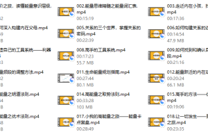 方赏《能量小班进阶课程》