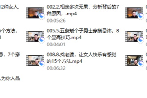 单身男人找老婆痛点课