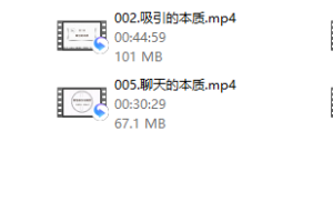 李越《两性吸引》