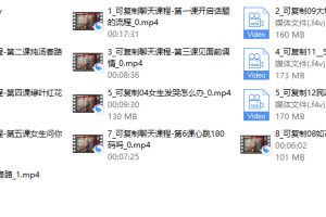 型男《可复制聊天课程》