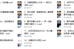 七分学堂《恋爱核武器4.0—一飞冲天》