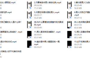 男人的阴暗面（音频课）16节